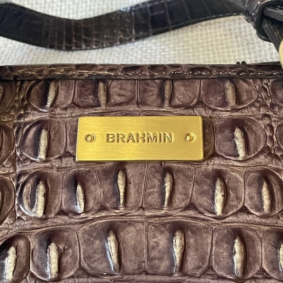 NWT Brahmin mini Asher Anthracite Melbourne Genuine Leather - Picture 3 of 15